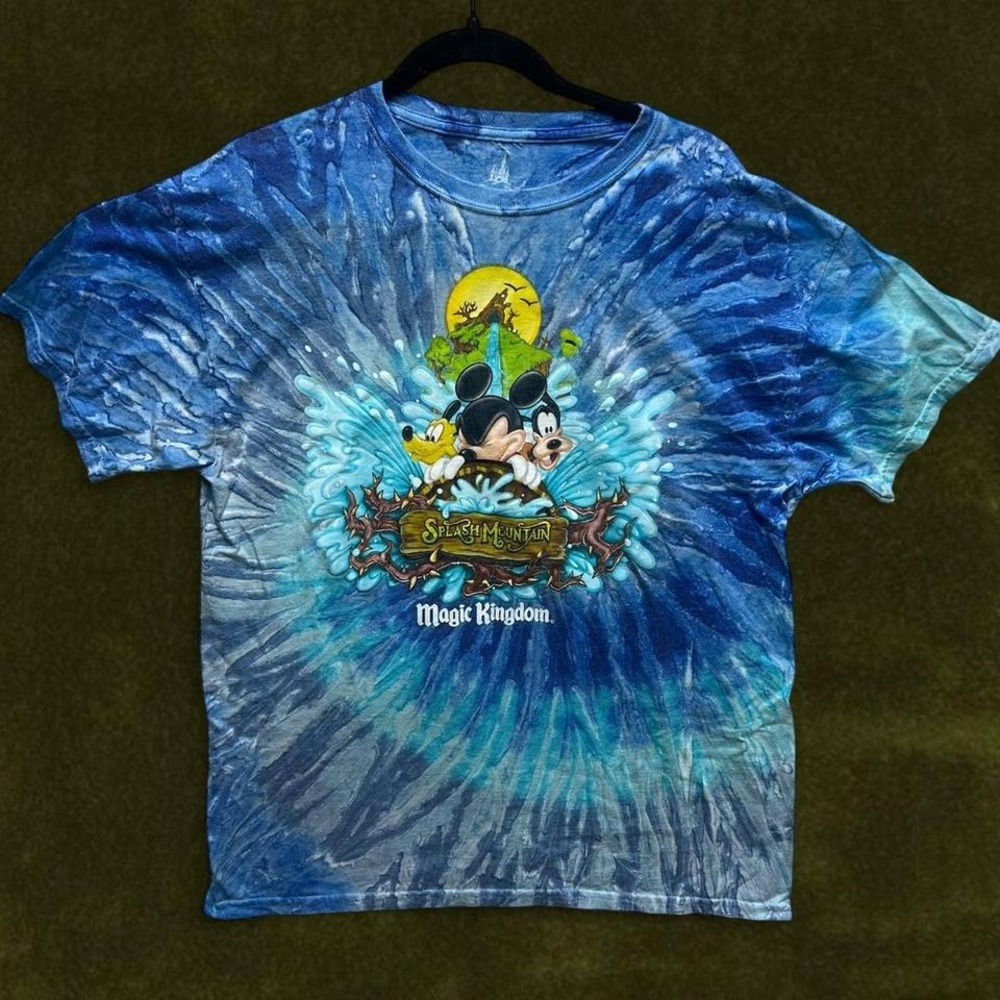 out of print Splash Mountain Tie-Dye Tee 🎢  AN ABSOLUTE GRAIL L